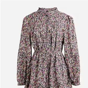 J. Crew- Floral long sleeve dress-Small
